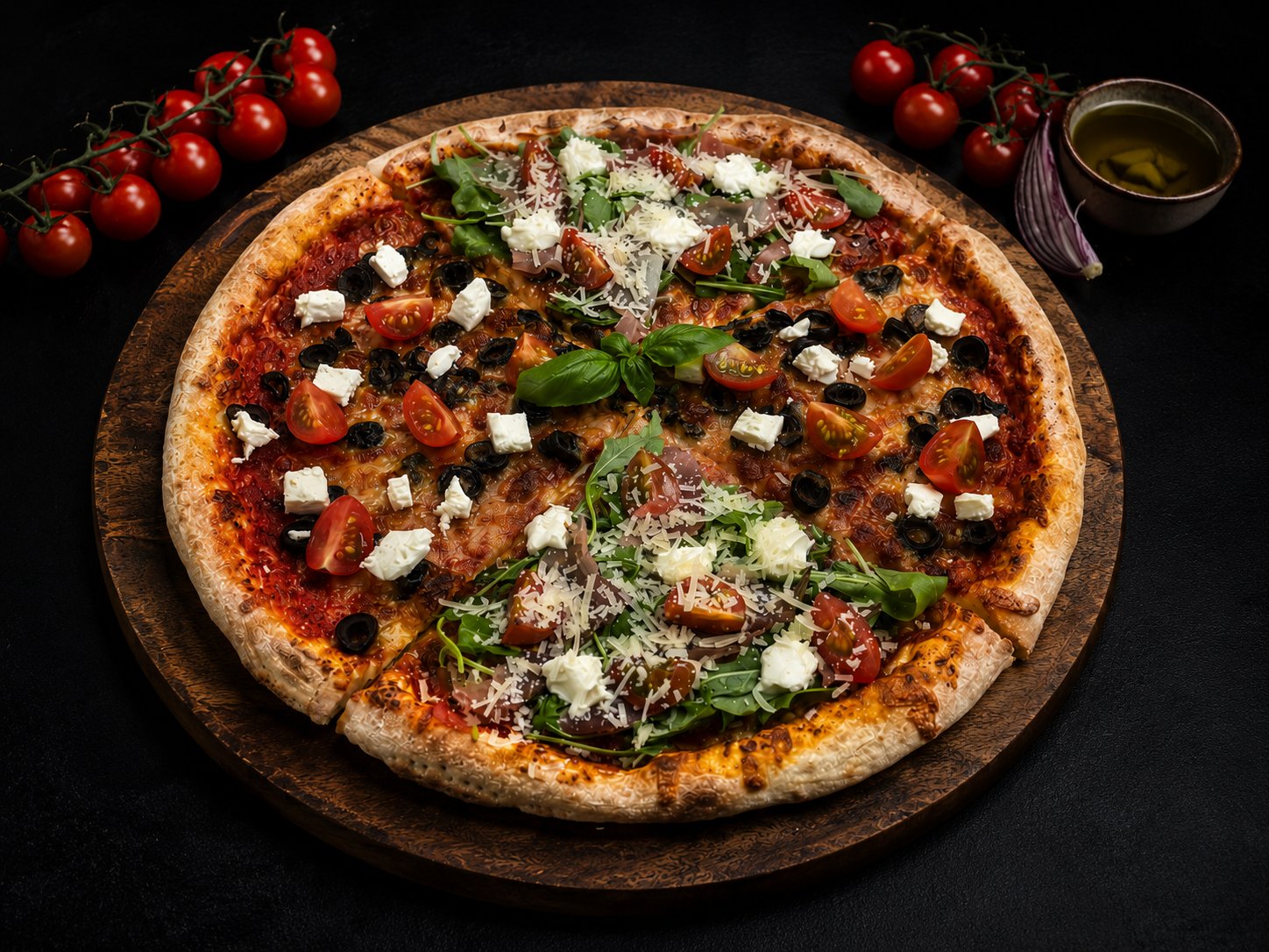 Aglio pizza